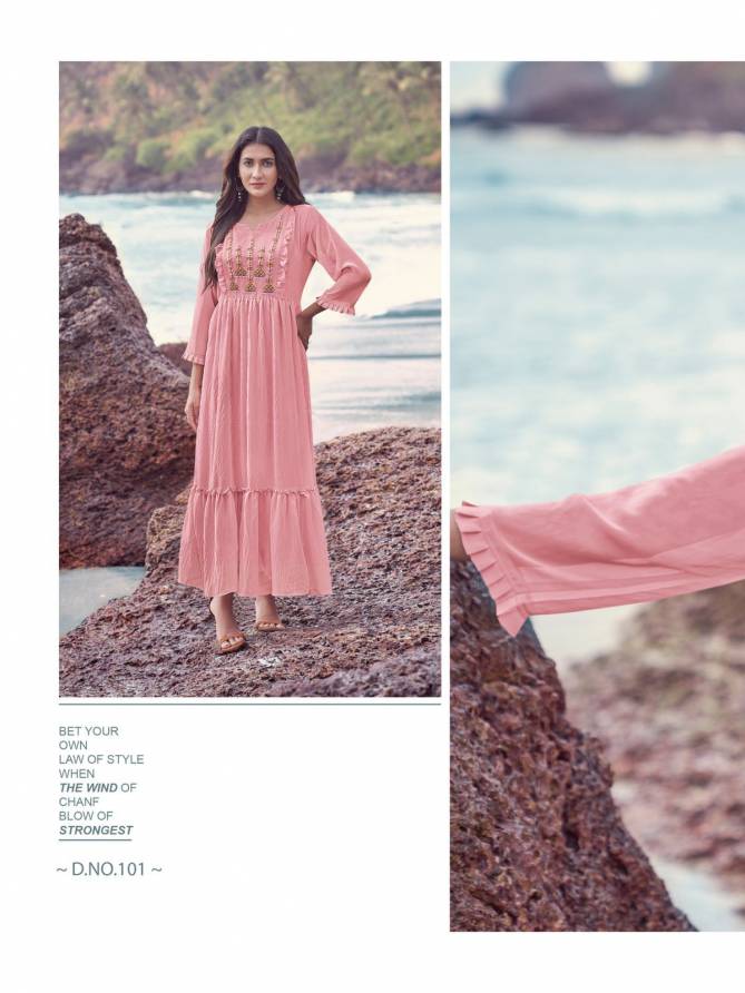 Riya Artery New Fancy Ethnic  Wear Long Designer Anarkali Kurti Collection